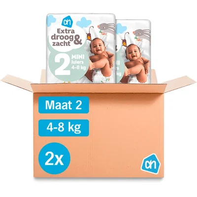 AH EDEZ open luiers maat 2 newborn 2-pack