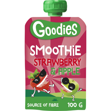 Goodies Knijpfruit smoothie strawberry & apple