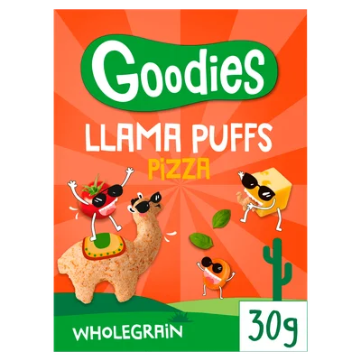 Goodies Snack dino puffs pizza 3+ jaar