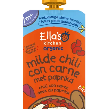 Ella's kitchen Milde chili con carne met paprika 7m+