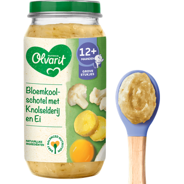 Olvarit Bloemkoolschotel met knolselderij 12m+