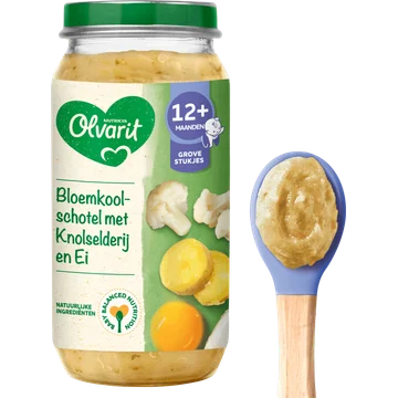 Olvarit Bloemkoolschotel met knolselderij 12m+
