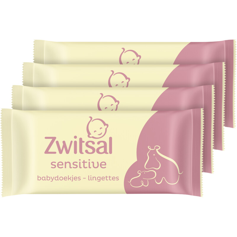 Zwitsal Baby sensitive billendoekjes 4-pack