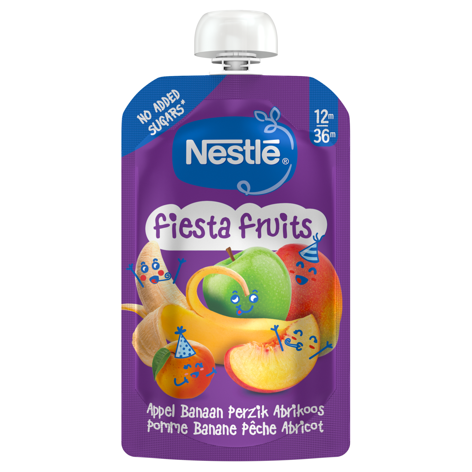 Nestlé Fiesta fruits knijpfruit appel 12m+