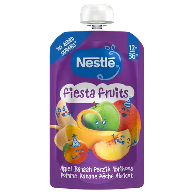 Nestlé Fiesta fruits knijpfruit appel 12m+