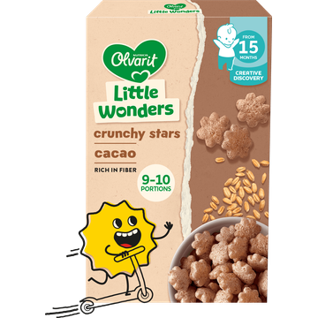 Olvarit Peuter crunchies cacao 15m+