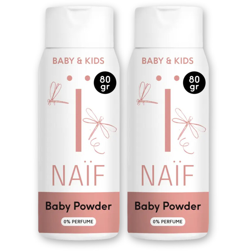 Naïf Babypoeder 2-pack