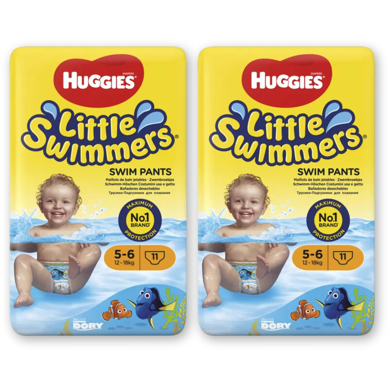 Huggies Little swimmers maat 5-6 2-pack