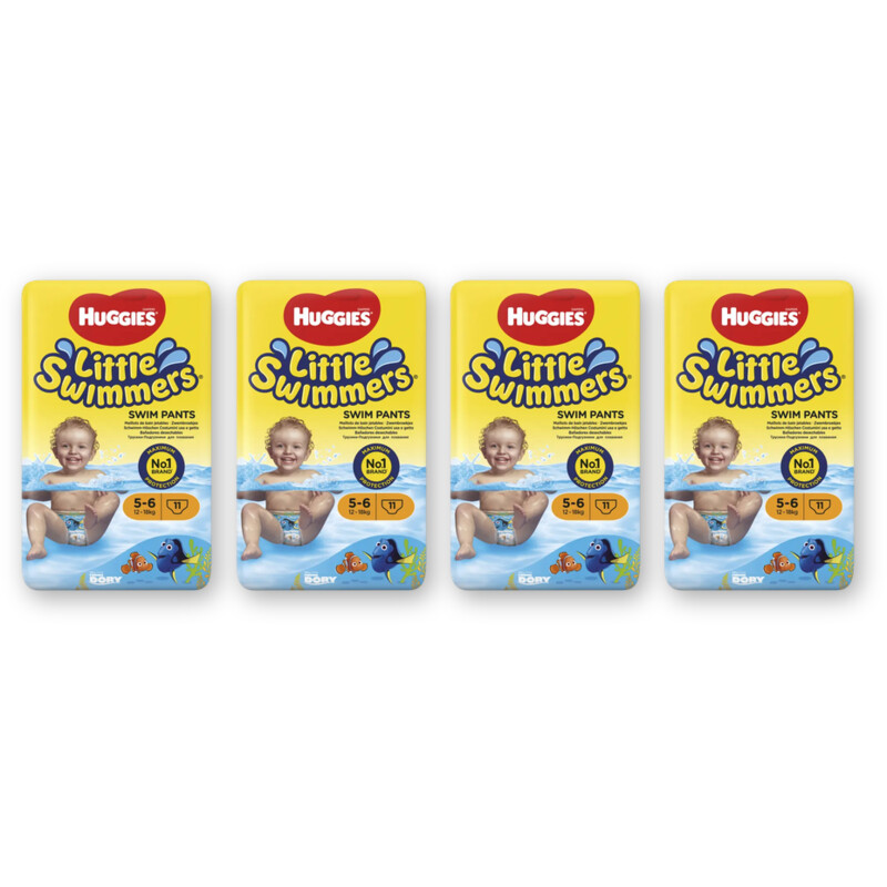 Huggies Little swimmers maat 5-6 4-pack
