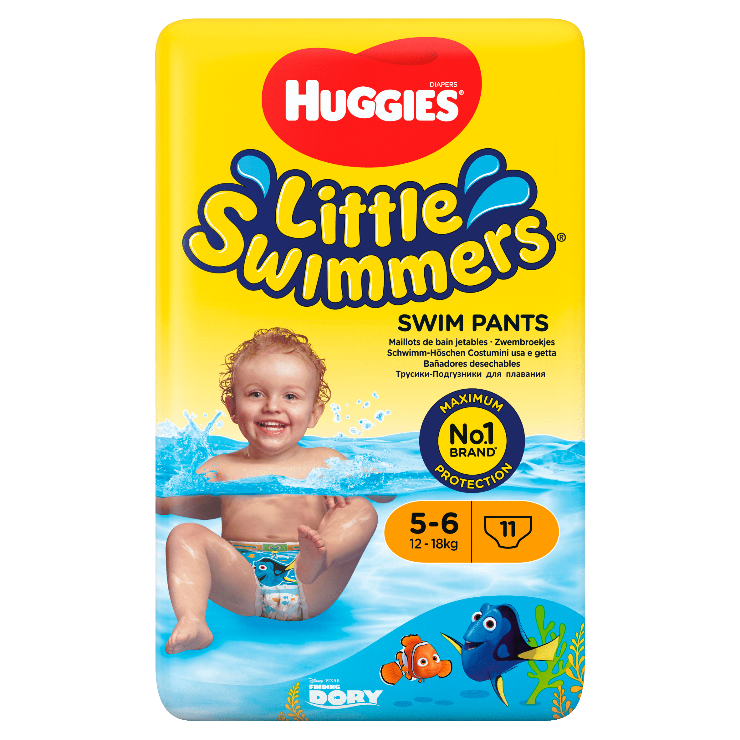 Huggies Little swimmers maat 5-6 6-pack