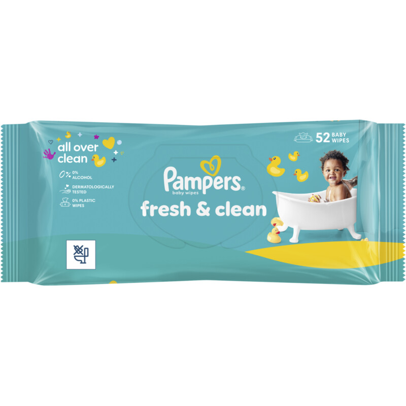 Pampers Fresh & clean baby wipes
