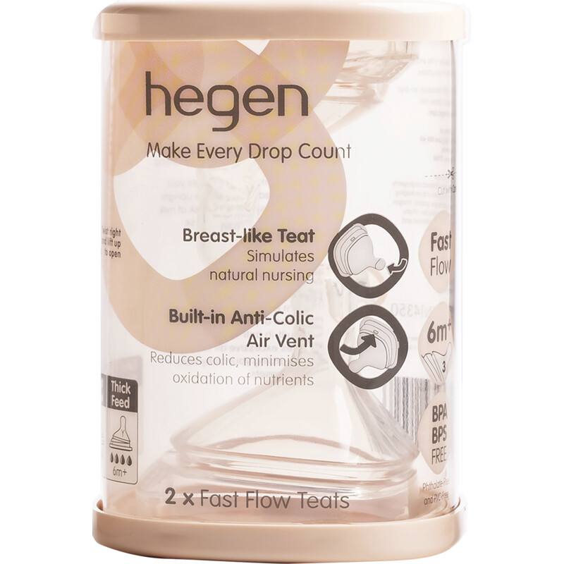 Hegen Fast flow speen 6m+ 2-pack