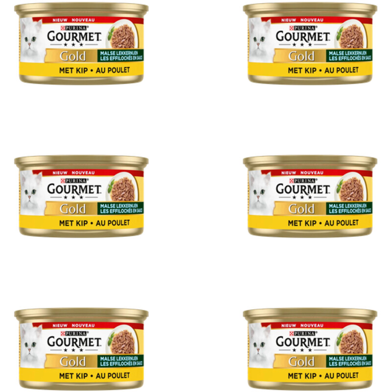 Gourmet Gold malse lekkernijen met kip 6-pack