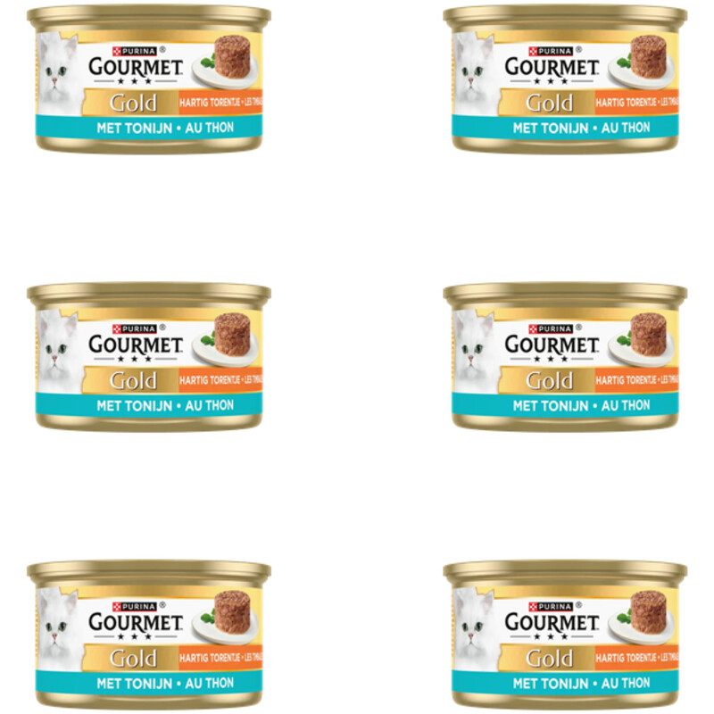 Gourmet Gold hartig torentje met tonijn 6-pack