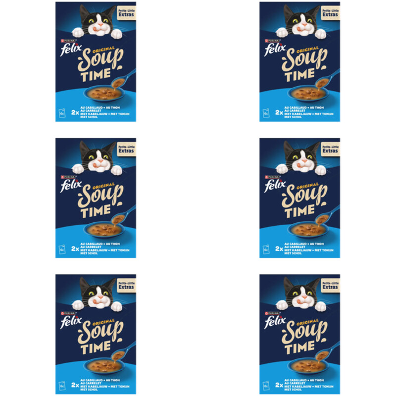 Felix Soup org kabeljauw tonijn schol 6-pack