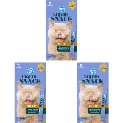 AH Liquid snack met kip 3-pack