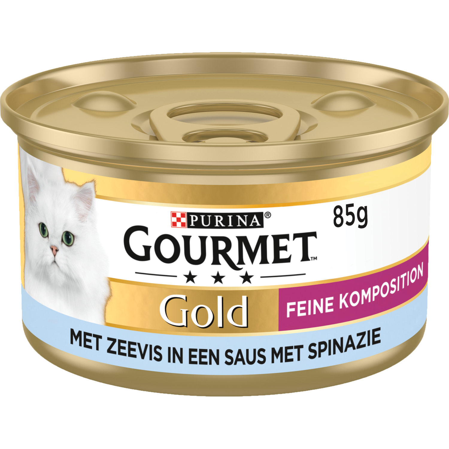 Gourmet Gold luxe mix met zeevis & spinazie