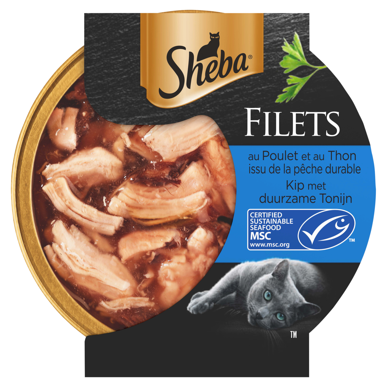 Sheba Filets kip met duurzame tonijn