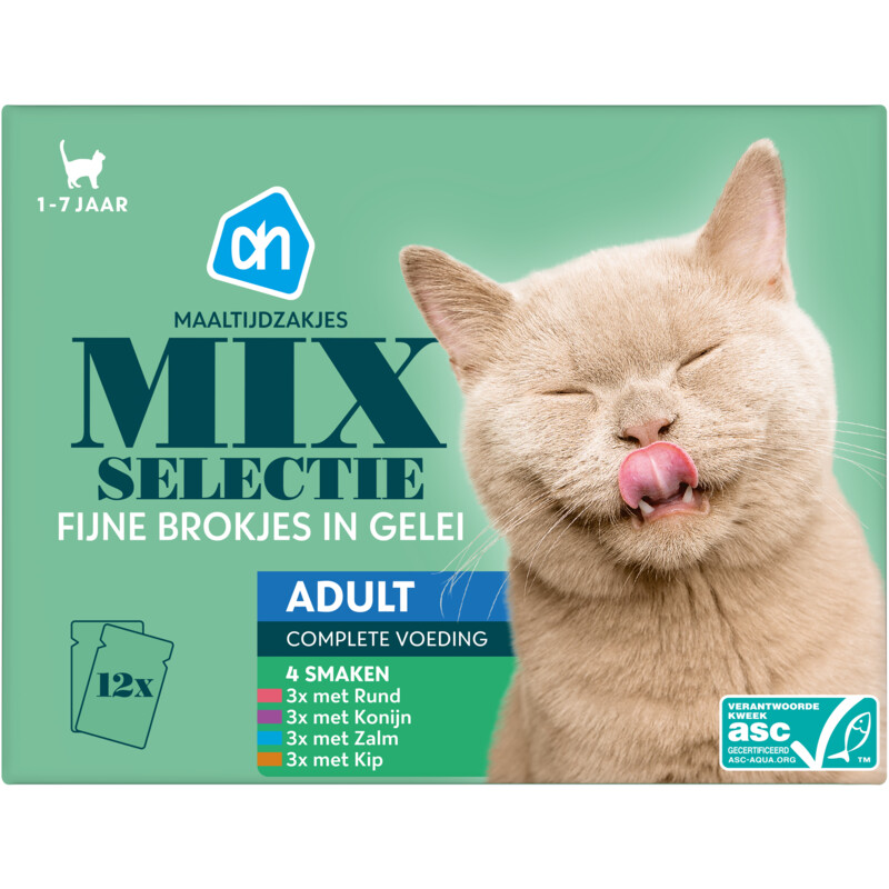 AH Maaltijdzakjes selectie in gelei 12-pack