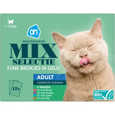 AH Maaltijdzakjes selectie in gelei 12-pack