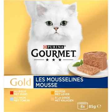 Gourmet Gold mousse tonijn lever kalkoen rund