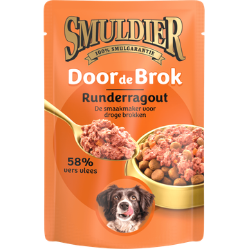 Smuldier Door de brok runderragout