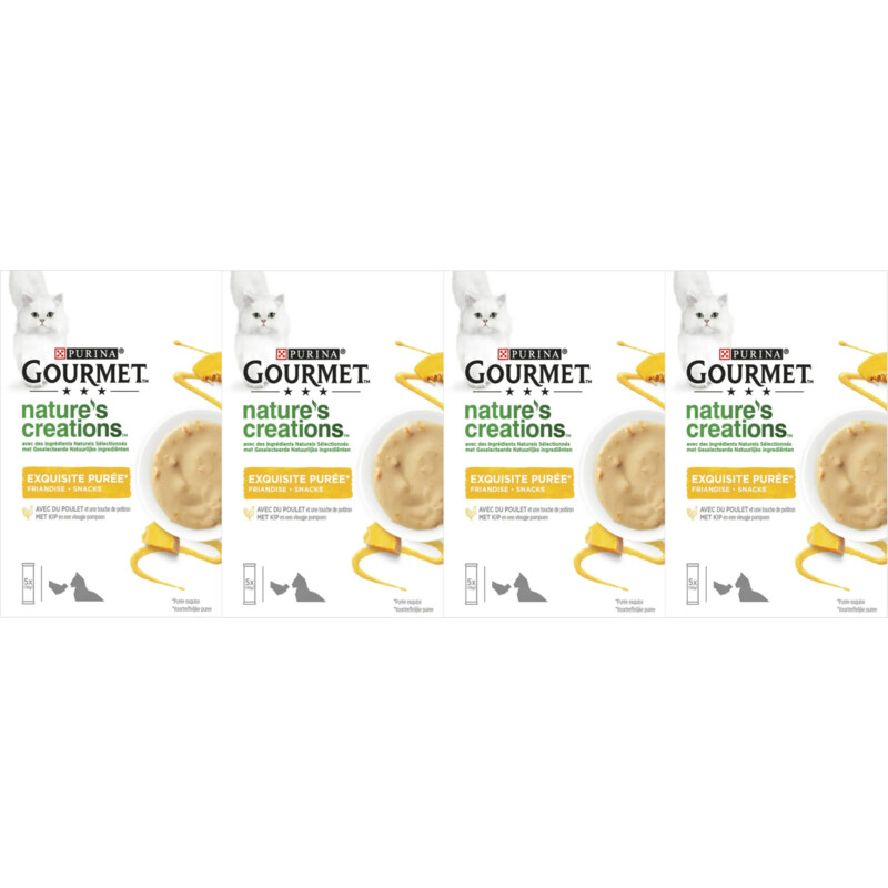 Gourmet Nature's creations kip & pompoen 4-pack