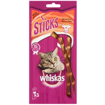 Whiskas Sticks rund kattensnacks