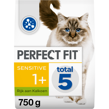 Perfect fit Kattenbrokken sensitive 1+ kalkoen