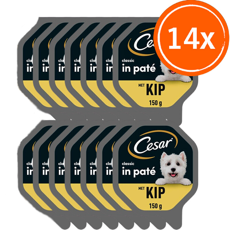 Cesar Classic met kip 14-pack