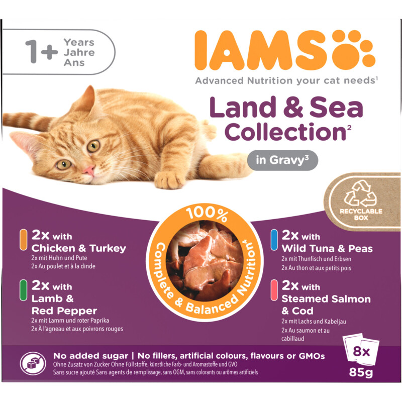 IAMS Delights adult 1+ land & sea collection