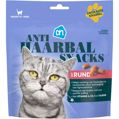 AH Anti haarbal snacks met rund