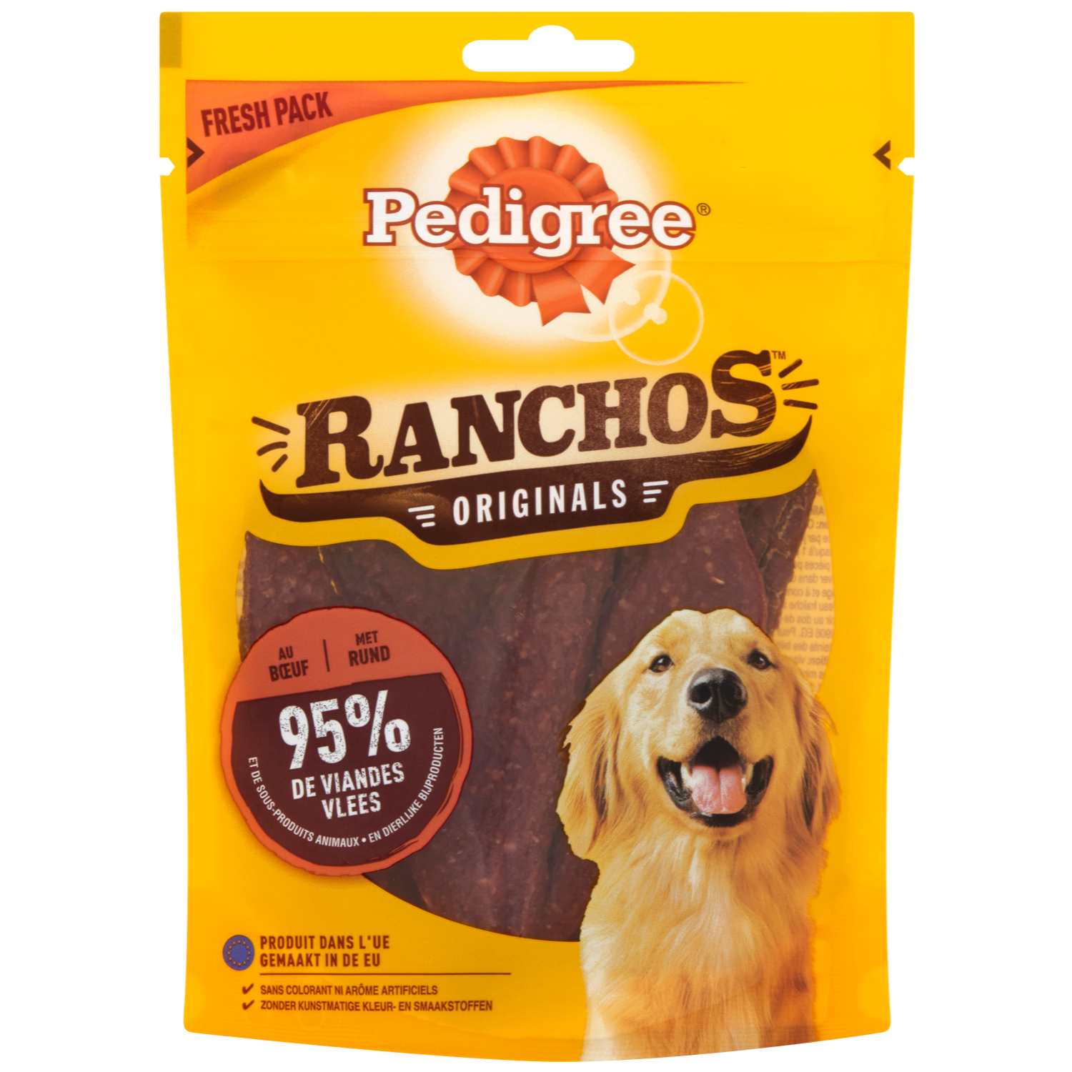 Pedigree Ranchos cubes rund