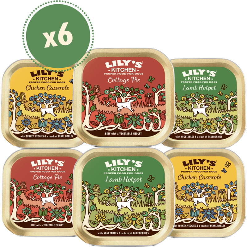 Lily's Kitchen Classic dinners diverse smaken 6-pack