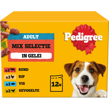 Pedigree Adult mix selectie met groenten in saus