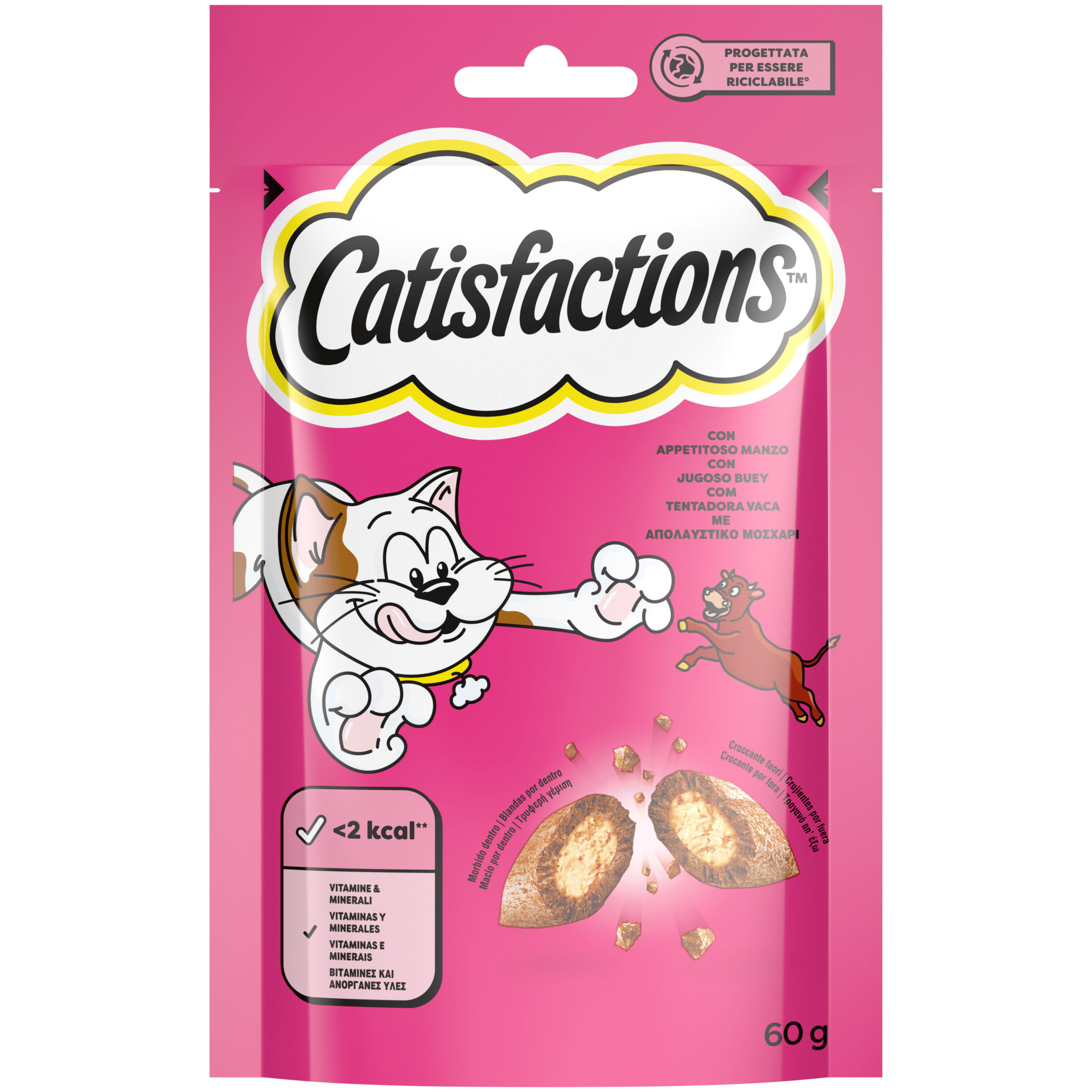 Catisfactions Met verleidelijk rundvlees
