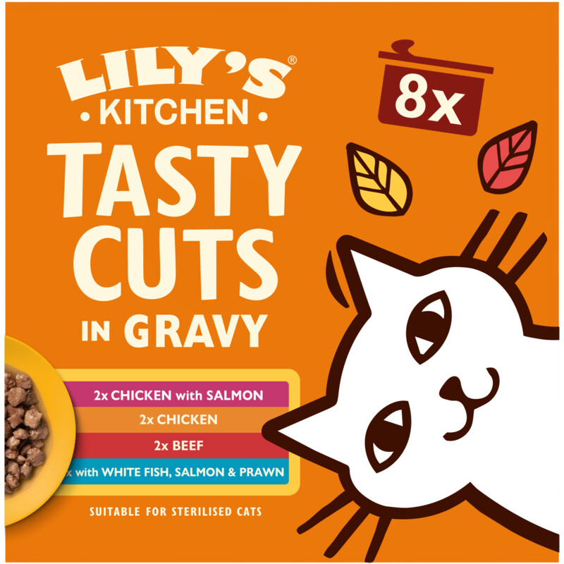 Lily's Kitchen Tasty cuts in saus diverse smaken 8-pack