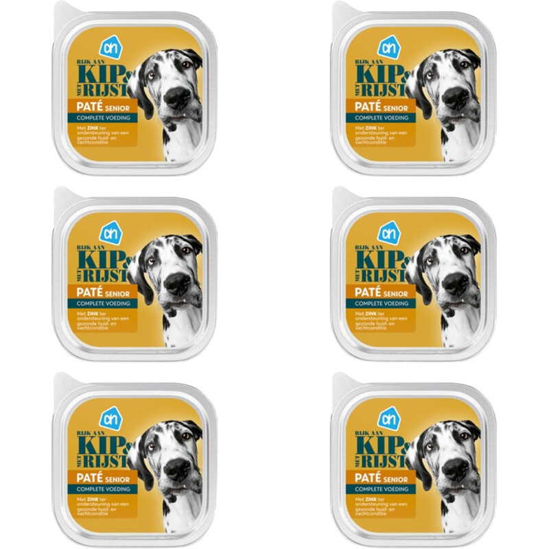 AH Pate senior rijk aan kip 6-pack