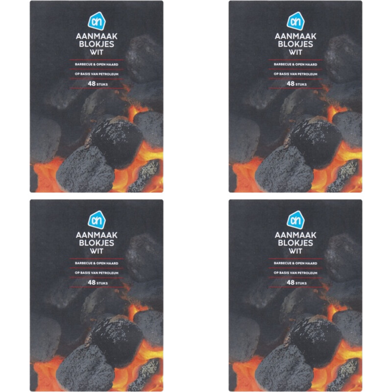 AH Aanmaakblokjes wit 4-pack