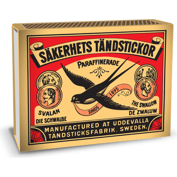 De zwaluw Lucifers 4-pack