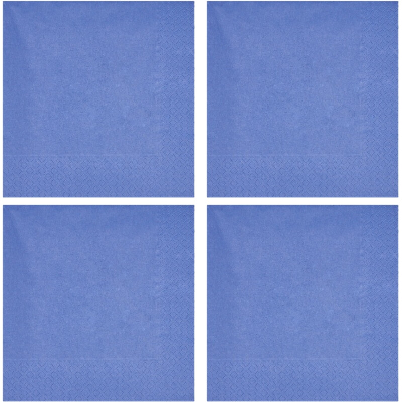 AH Servet donkerblauw 4-pack