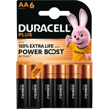 Duracell Plus AA-alkaline batterijen MN1500