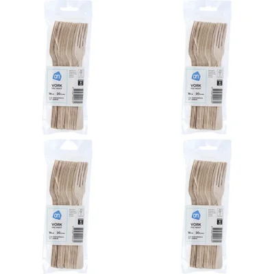 AH Houten vork 4-pack