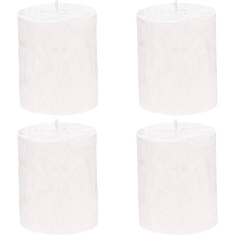 AH Rustiek 7x8cm wit 4-pack