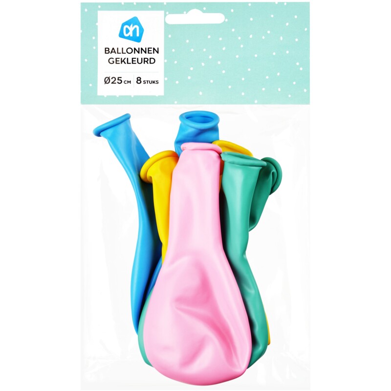 AH Ballonnen gekleurd