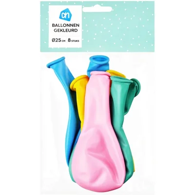 AH Ballonnen gekleurd