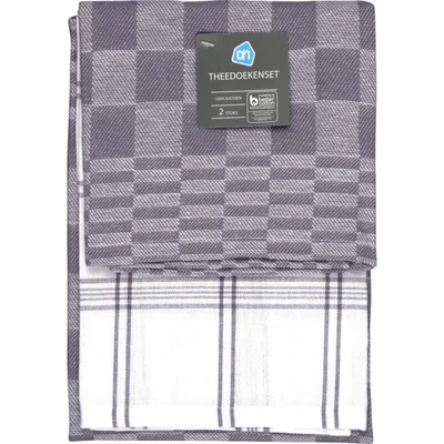 AH Theedoeken grijs