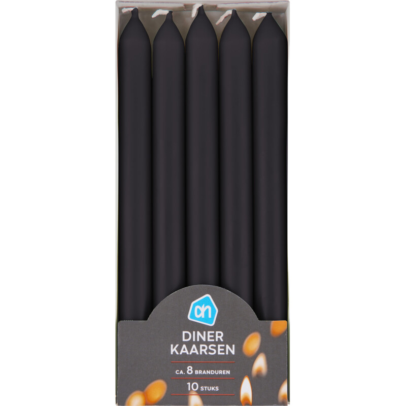 AH Dinerkaars zwart 8 uur zwart