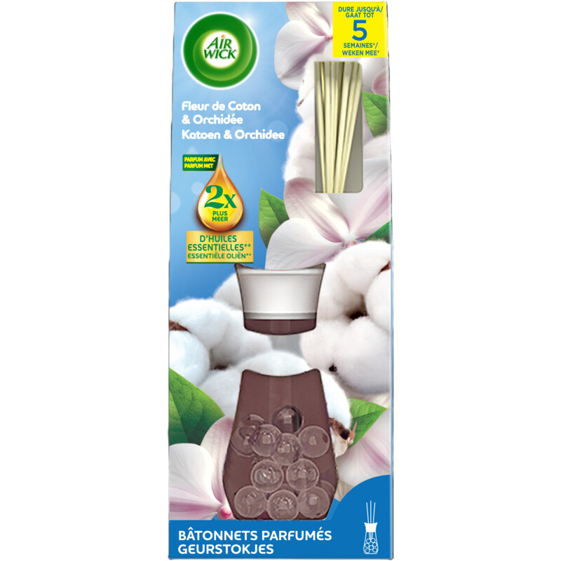 Air Wick Geurstokjes fris linnen en lila