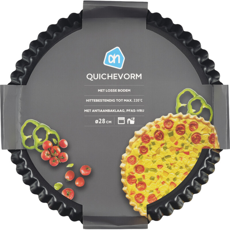 AH Quichevorm met losse bodem 28 cm